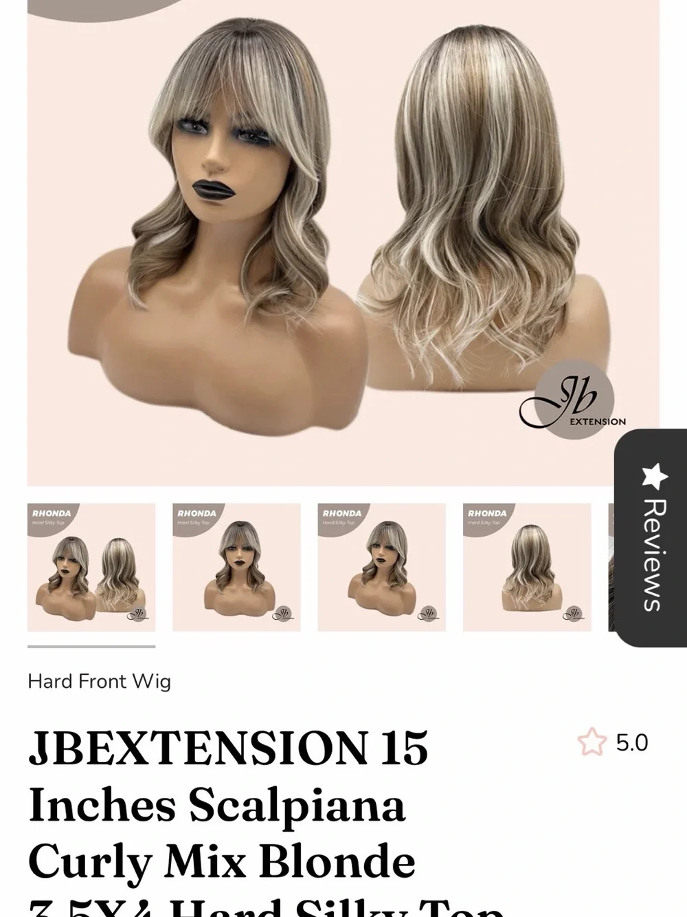 Rhonda Blonde by JB Extensions